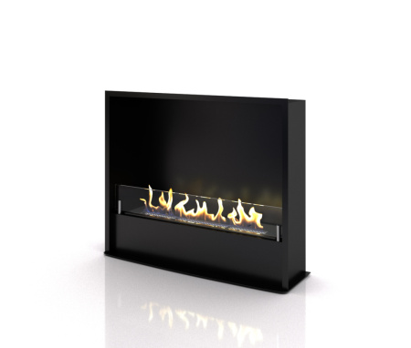 Биокамин в портале Firezo Madrid Махагон коричневый антик